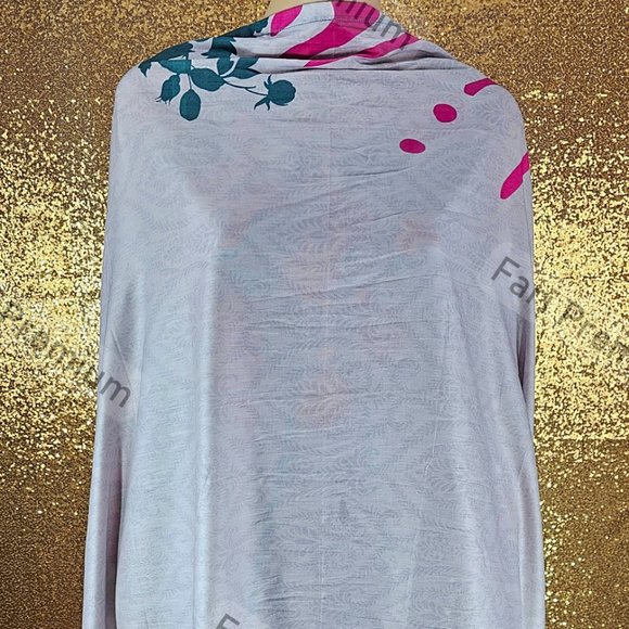 Asim Jofa 3PC Printed Lawn Cambric Cotton Shalwar Kameez Pakistani/Indian SMALL - Picture 4 of 12